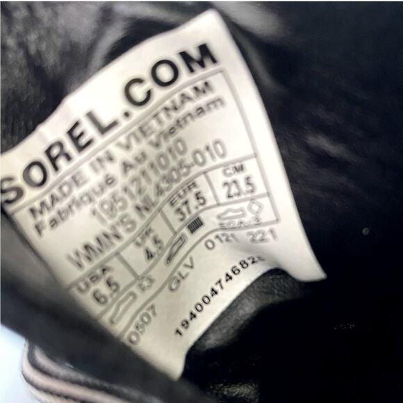 New SOREL Brex Lace Leather Boots Waterproof Size 6.5 - Picture 8 of 12